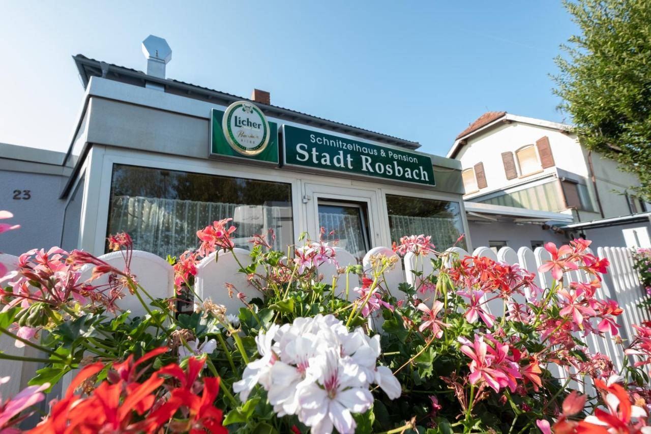 Schnitzelhaus Und Pension Stadt Rosbach Rosbach vor der Höhe Kültér fotó